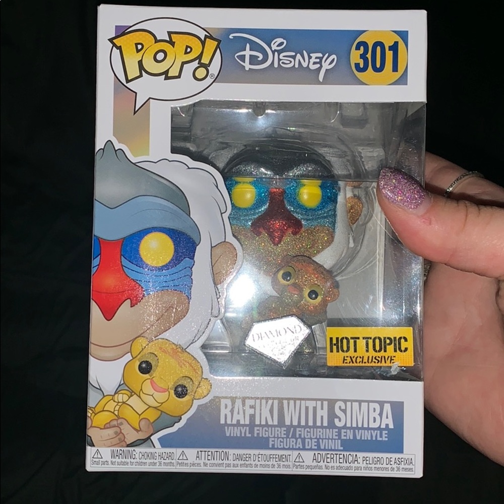 Rafiki with Simba pop figure